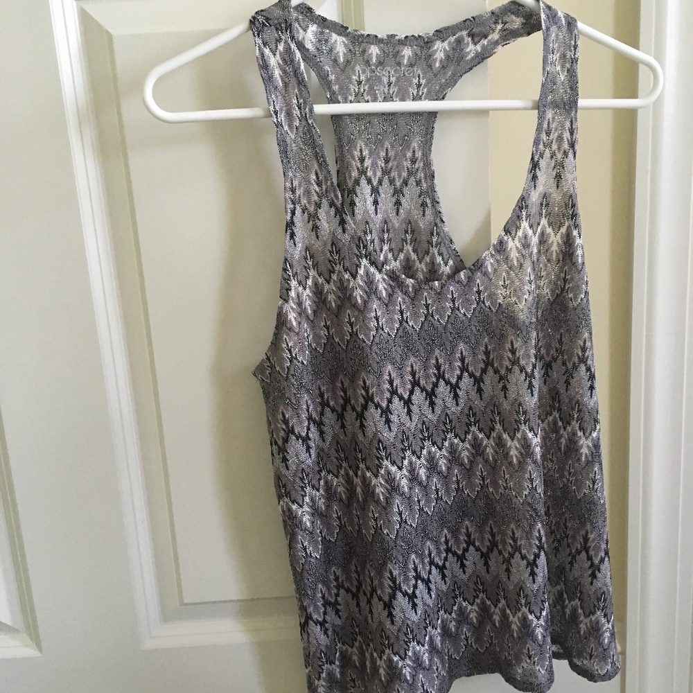Patterned Racerback Top